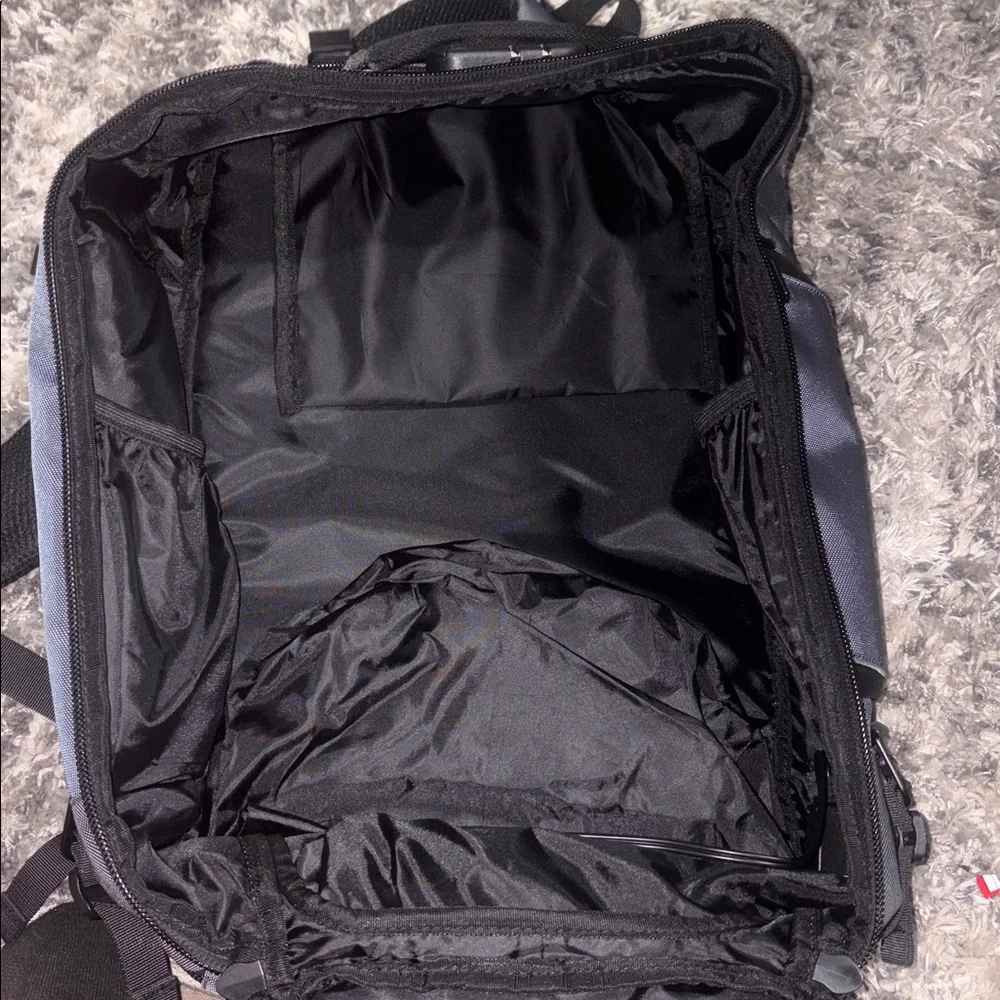 Gray Men's Backpack with Front Organizer Pockets